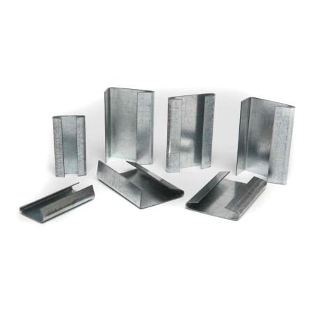 Independent Metal Strap Co. Independent Metal Strap Heavy Duty Thread On Steel Strapping Seals, 3/4" Strap Width, Pack of 2000 702